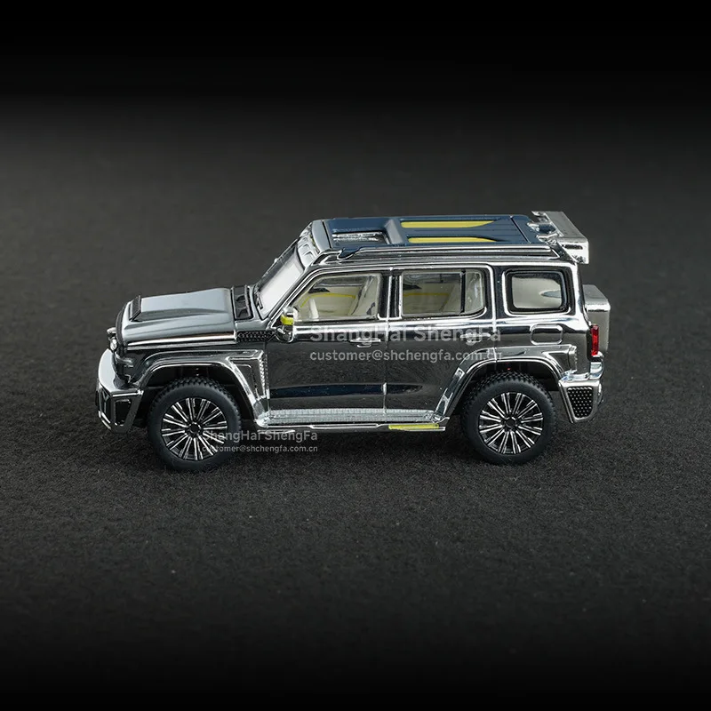 TOOY 1:64 Tank 300 Cyber Edition by Crossover Automobile - Modified SUV Alloy Die-Cast Model, Off-Road Vehicle Collector‘s Car