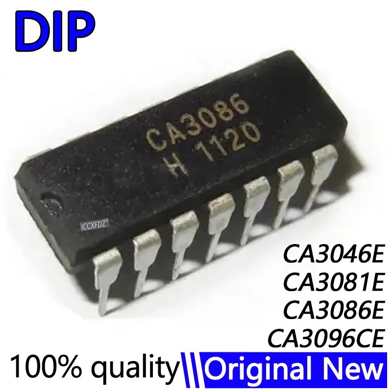 10Pcs/Lot CA3046 DIP14 CA3046E DIP-14 3046E DIP CA3081E CA3081 CA3086E CA3086 CA3096CE CA3096E CA3096 IC in Stock