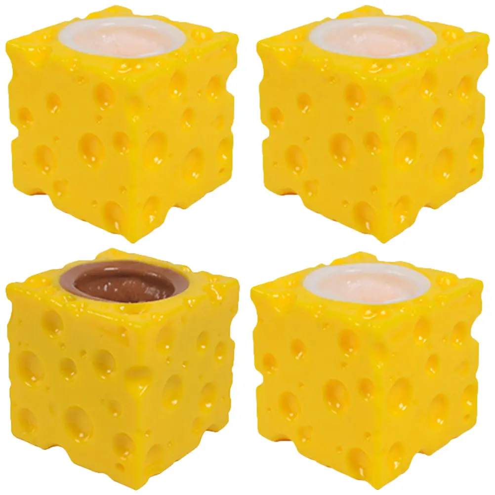 

Набор из 4 милых игрушек-мышей: реалистичные мыши-сырные чашки для сенсорной стимуляции, снятия стресса и фиджет-игр для людей с особыми потребностями