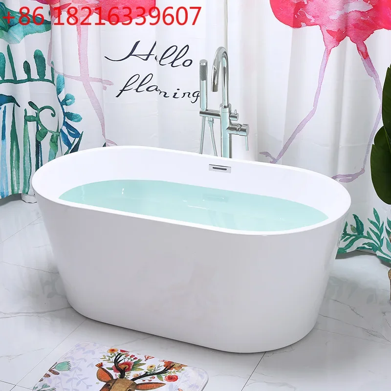 Engineering hotel famous hotel Internet celebrity 1.2-1 meters freestanding small bath