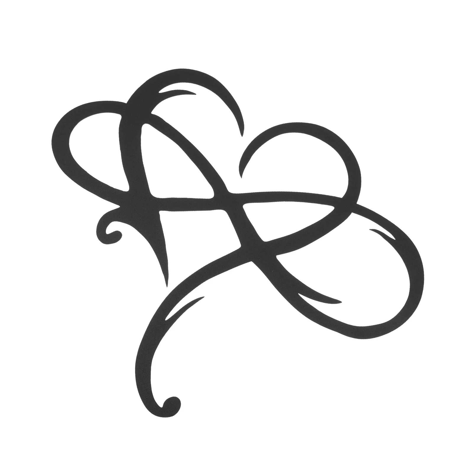 

Vintage Home Decor Wall Decoration Hanging Decorations Heart Love Indoor Sculpture Black