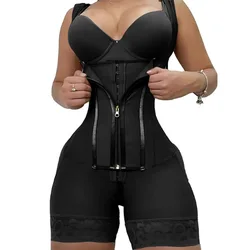 Female Colombian Fajas Straps High Compression Belly Control Whole Body Slimming Shaperwear