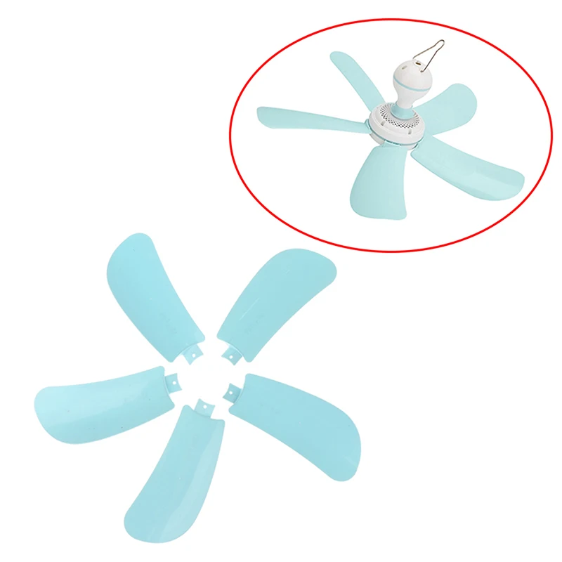5 peças 17.5/25/29.5cm lâminas de ventilador de plástico lâmina de substituição de inserção direta universal plástico pequena folha de ventilador acessórios diy