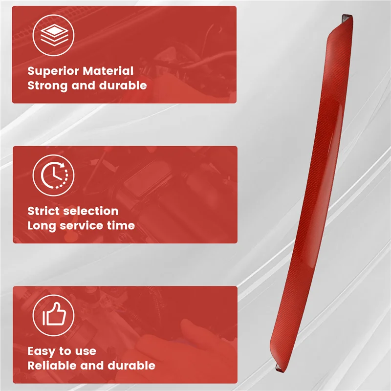 

Carbon Fiber Stickers Car Front Bumper Lower Lip Trim For Fiat 500 2008-2023 Abarth 595 2017-2023