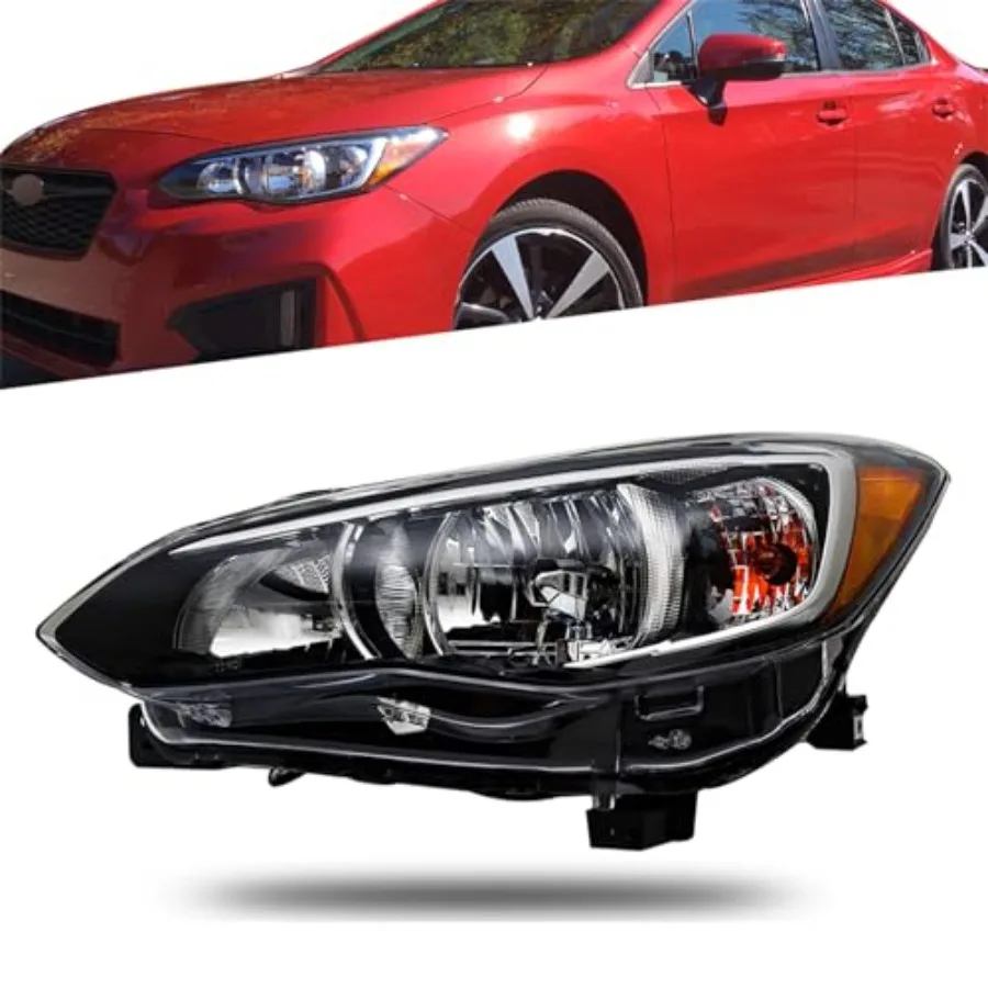 

Headlight Assembly Replacement for Subaru Impreza and Crosstrek 20172022 Halogen Headlight Set Driver Side 84001FL01A with Enha