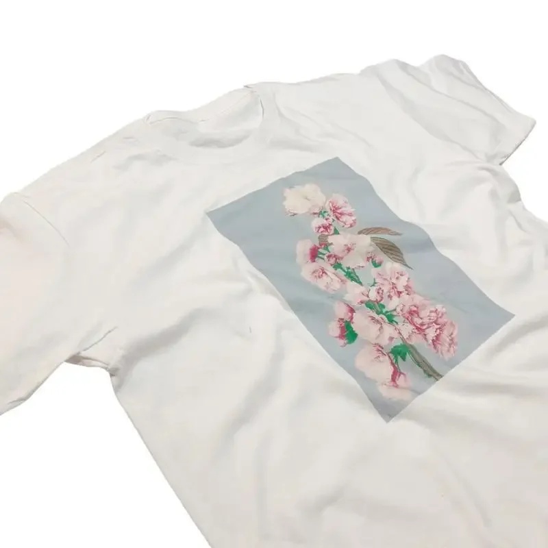 Cherry Blossom Japanese T Shirt Ogawa Kazumasa Minimalist Hokusai Tumblr Aesthetic