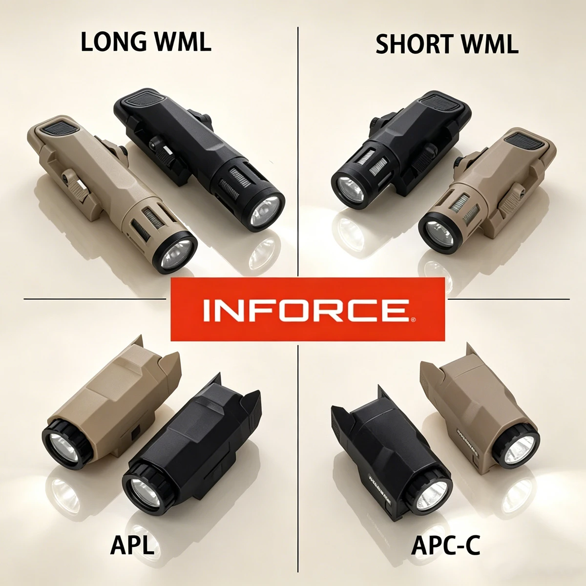 WML GEN 2 APL Nylon Flashlight Tactical Hanging Scout Light INFORCE LED Light Airsoft Hunting Strobe Light Lamp