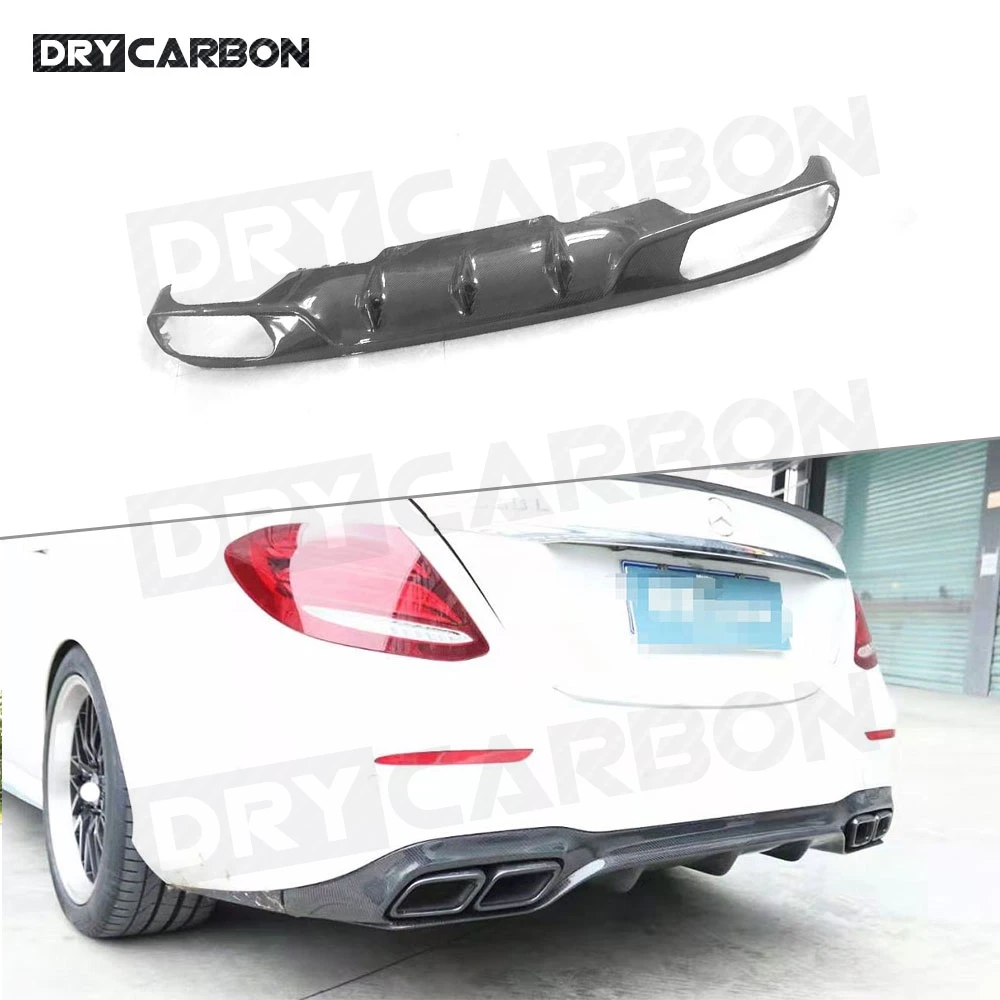 

Carbon Fiber Car Rear Lip Diffuser Bumper Spoiler for Mercedes Benz E Class W213 E250 E350 E400 E43 E63 AMG Accessories