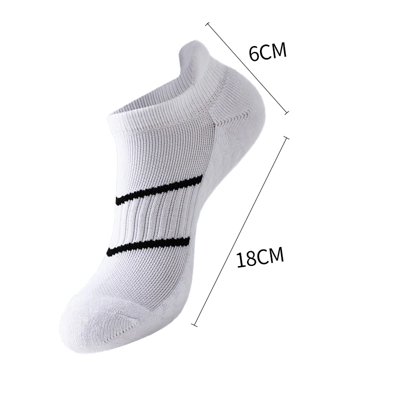 10 Pairs/Lot Men\'s Ankle Socks Sports Casual Breathable Short Funny Happy Towel Bottom Polyester Cotton Sock