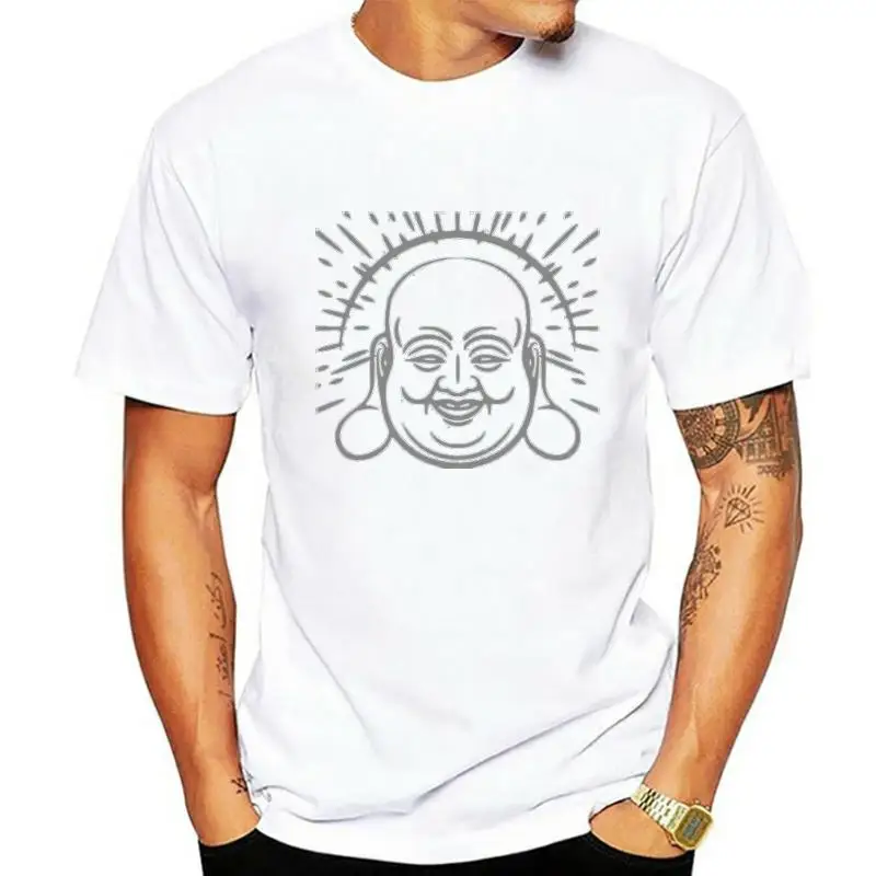 High Quality Mens Tshirt 100% Organic Cotton Fashion T-Shirts Buddhas Grace Illuminates All Living Creatures As Sunshine T Shirt