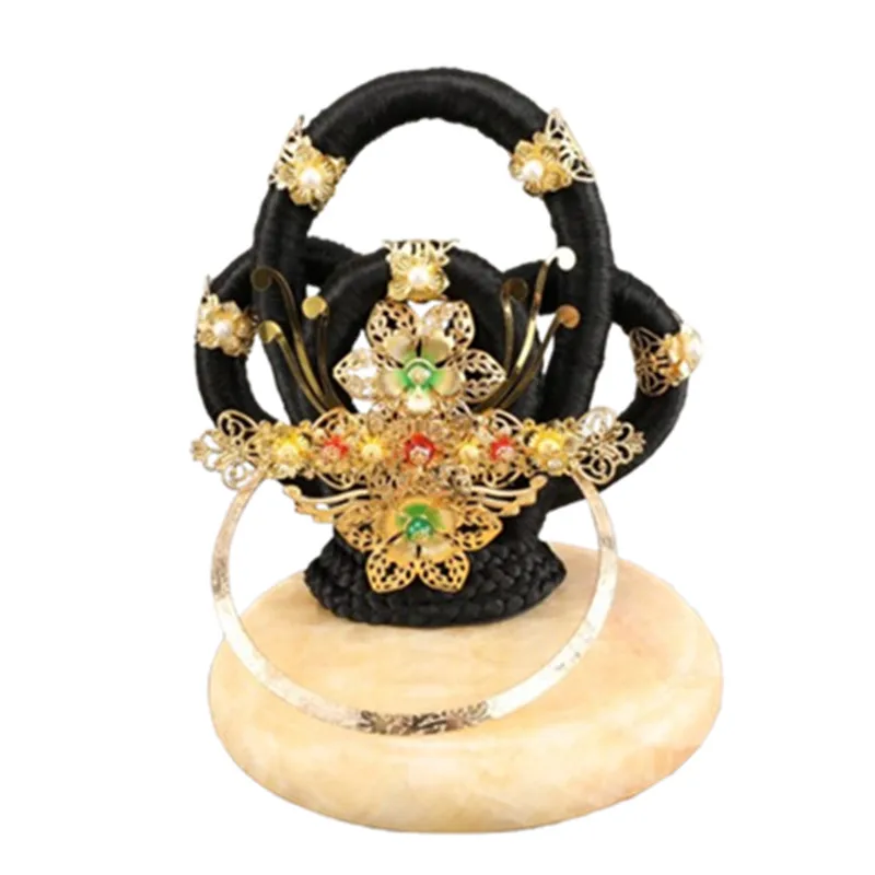 Gemakkelijk Zwart Fee Haar Voor Vrouwelijke Chinese Hanfu Haaraccessoires Vintage Kapsel Dunhuang Danser Hoofddeksels Mooi