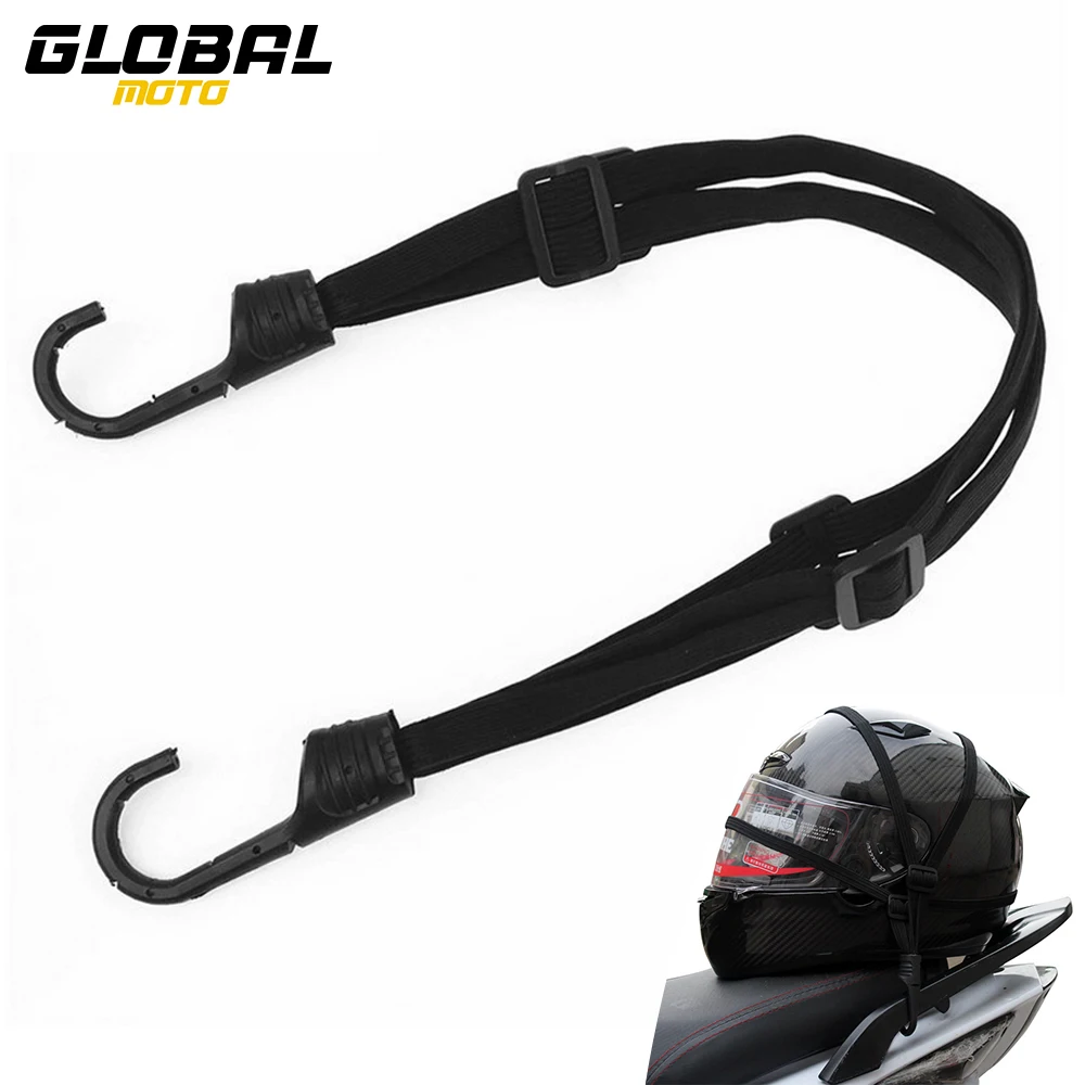 Motorrad Helm Seil Universal 60cm Moto Helm Net Gepäck Gurt Fest High-Stärke Bands Versenkbare