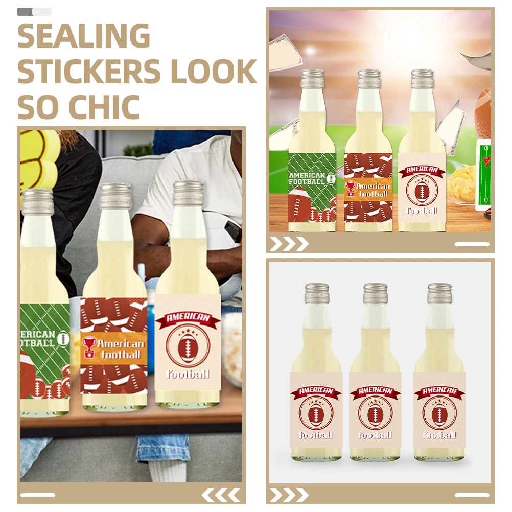 

Bottle Label Sticker Party Decorations Favor Stickers Water Bottles Sports Themed