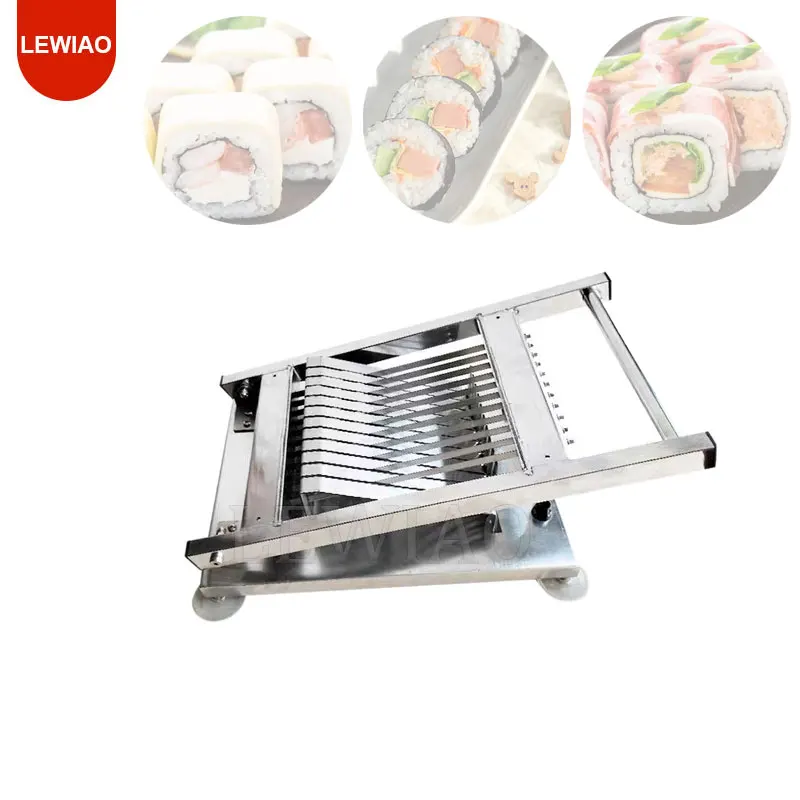 Stainless Steel Sushi Roll Cutter Japan Rice Sushi Roll Cutting Tool Sushi Roll Slicer