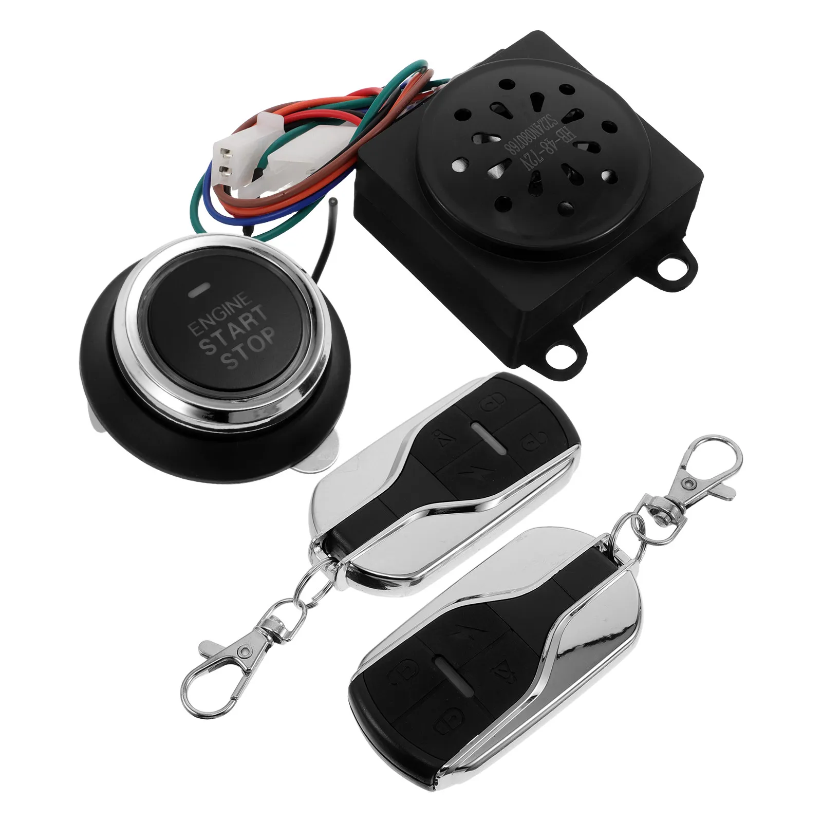 Motorcycle Alarm Security System High Sensitivity Anti Theft Motorbike Lock Alarm Remote Controller Kit Electric Scooter Horn