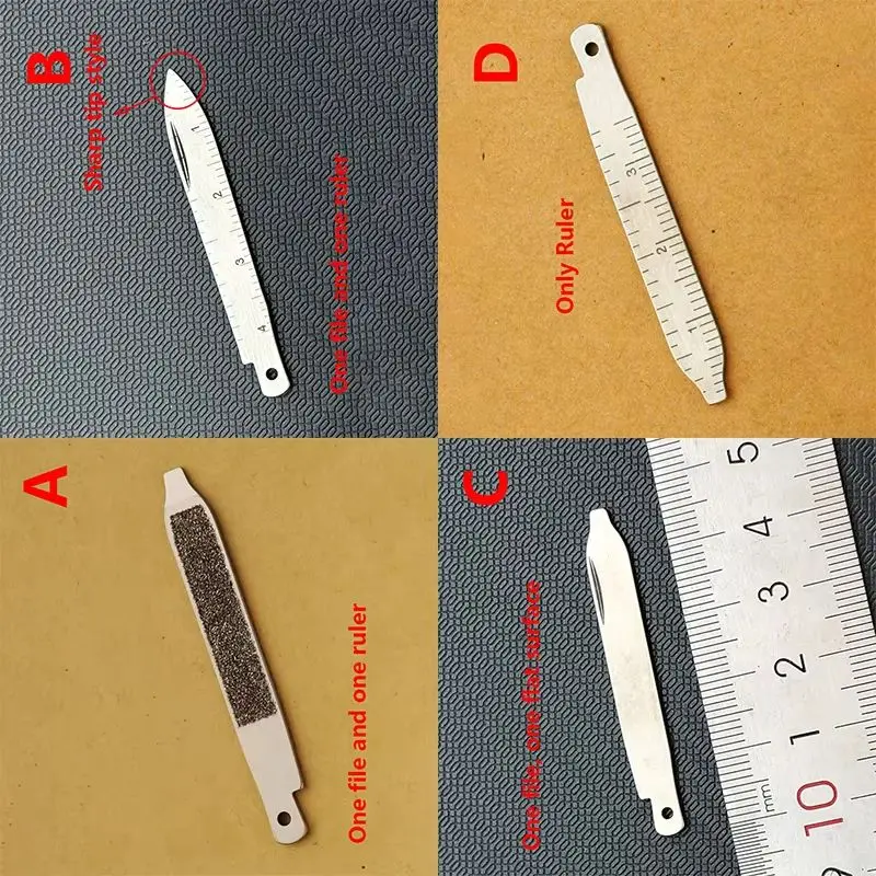 4 Types Knife Replace Part Screwdriver with Nail File Ruler Laser Engraving Ruler Function For 58mm Victorinox Swiss Army Knives