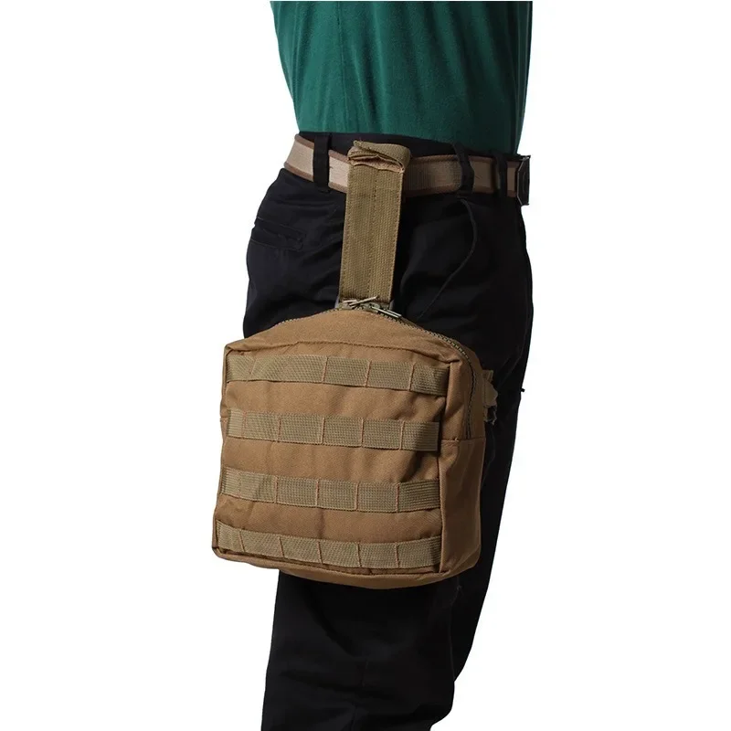 Outdoor Hiking Men's Military Fan Tactical Waist Bag Medical Tools Storage Waist Bag CS Magazine Practical Leggings Bag