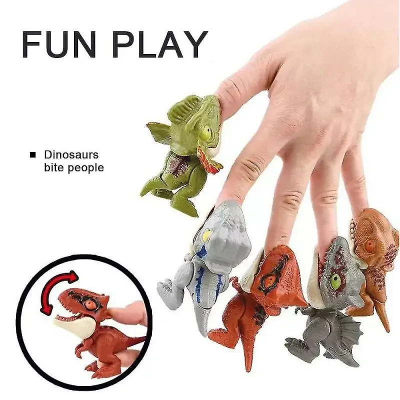 Finger Biting Dinosaur Toy Funny Dino Eggs Interactive Biting Hand Creative Tricky Tyrannosaurus Model Toy for Boys Gift