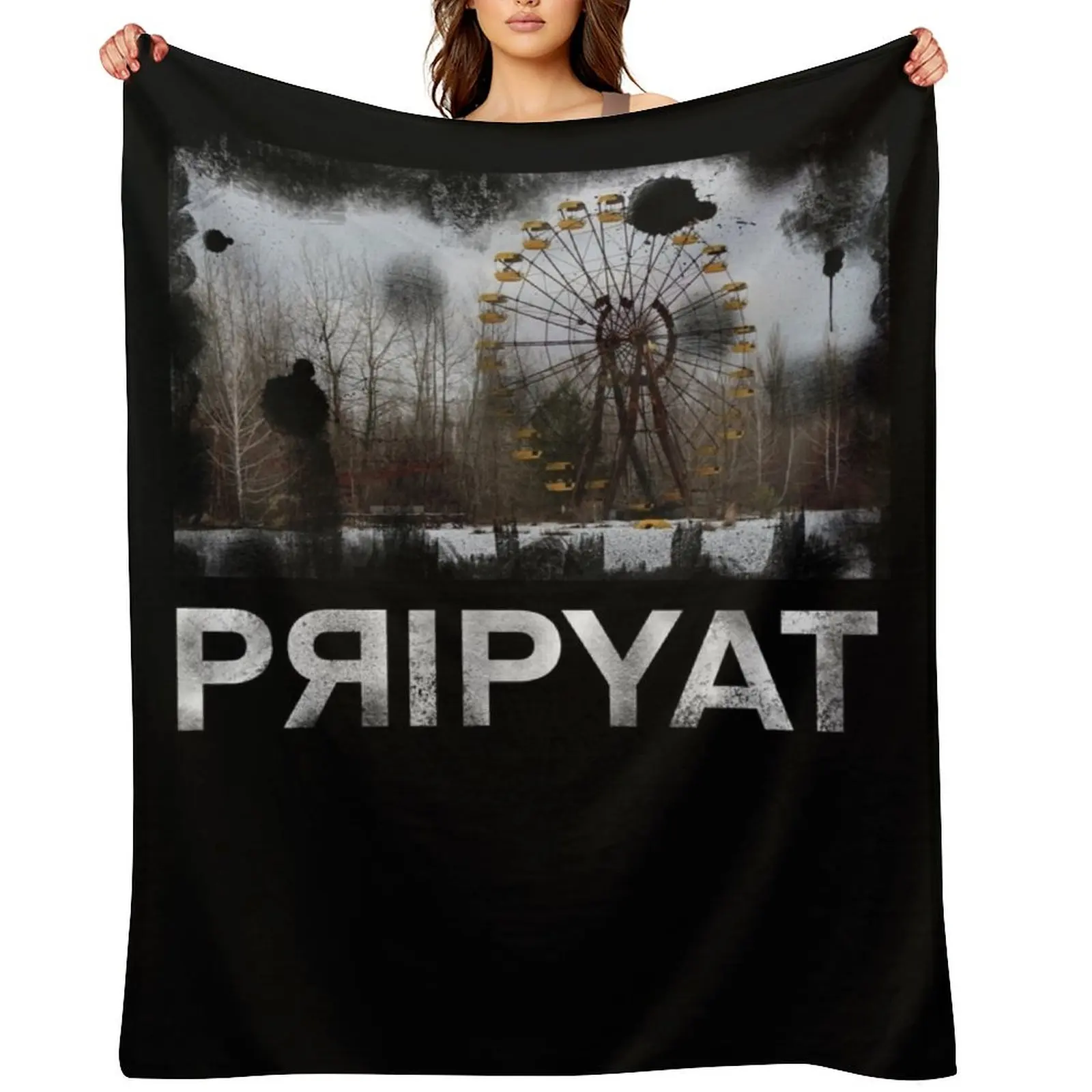 

Chernobyl Throw Blanket warm winter Thin Sofa Throw Camping Blankets