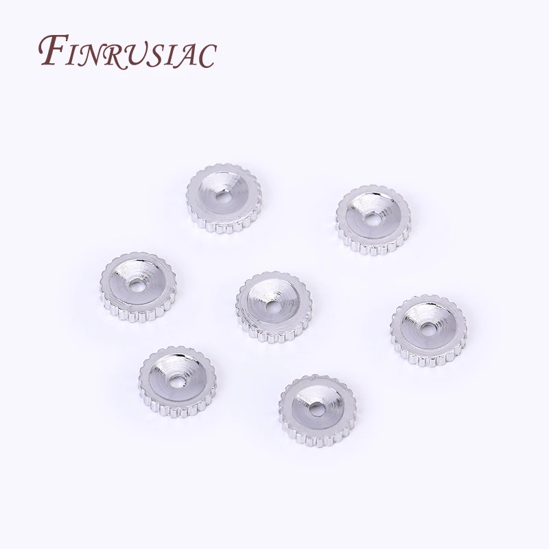 6X1.3mm 18K Gold Plated Round Gear shape Spacer Beads, Brass Metal Concave Separator Beads DIY Beading Jewelry Making Supplies