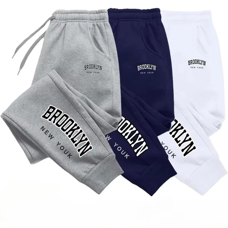 

Brooklyn Printed Jogging Pants Sports Pants Fitness Running Trousers Sports Style Sweatpants Pants Men Tracksuit Pants 2024