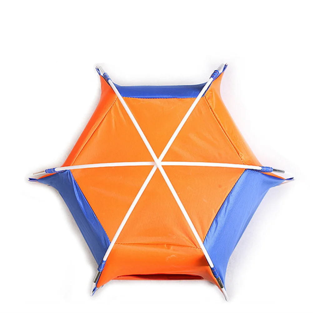 Tente de camping intérieure pliable pour chien, lit orange, chenil extérieur pour chat, petits et moyens chiens