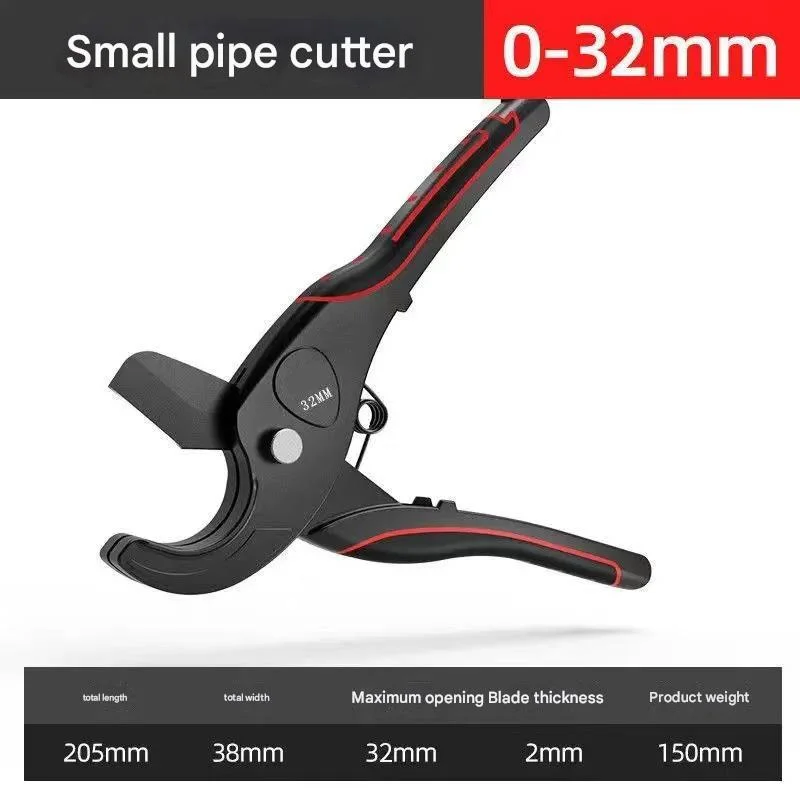 Quick Pijpsnijder Schaar Slang Leiding Kniptang Schaar PPR/PE/PVC Pijp Draagbare Cutter 32mm/42mm/63mm/75mm Handgereedschap