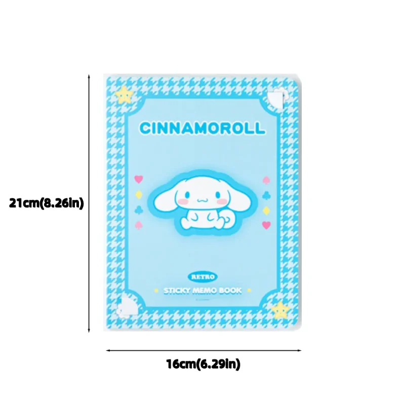 Kawaii الكرتون مرحبا كيتي لصق مثبت ملاحظة Mymelody سينامورول لطيف كورومي دفتر طالب مدرسة مكتب القرطاسية #2