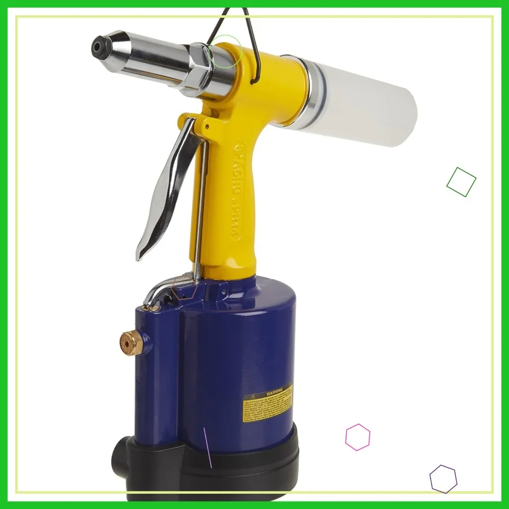 

Air Riveter Tool - 3/32", 1/8", 5/32", 3/16", 1/4" Capacity