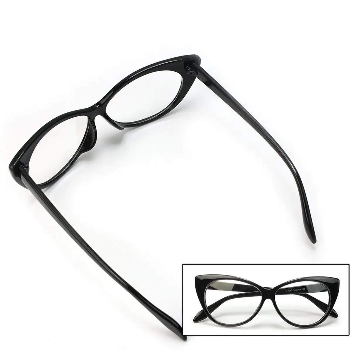

Cat eye glasses Retro glasses Nerd glasses Glasses without strength No strength glasses