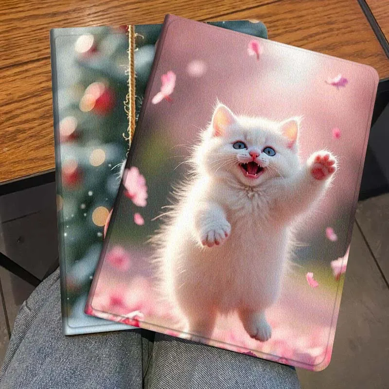 

Милый чехол-футляр с кошачьим сердцем для Honor Pad 8 V8 9 GT MagicPad 13 3 2 Tab MatePad Pro Air 12 X 12.6, складной чехол для планшета, подарок