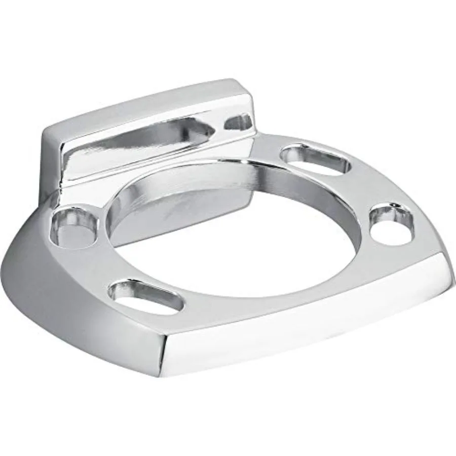 

Contemporary Toothbrush and Tumbler Holder in Chrome with Modern Design for Bathroom Use