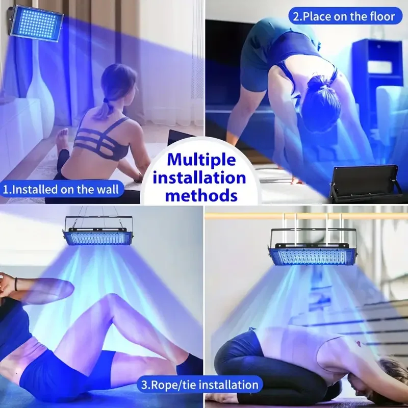 Lâmpada de bronzeamento azul completa lâmpada de fisioterapia bronzeamento