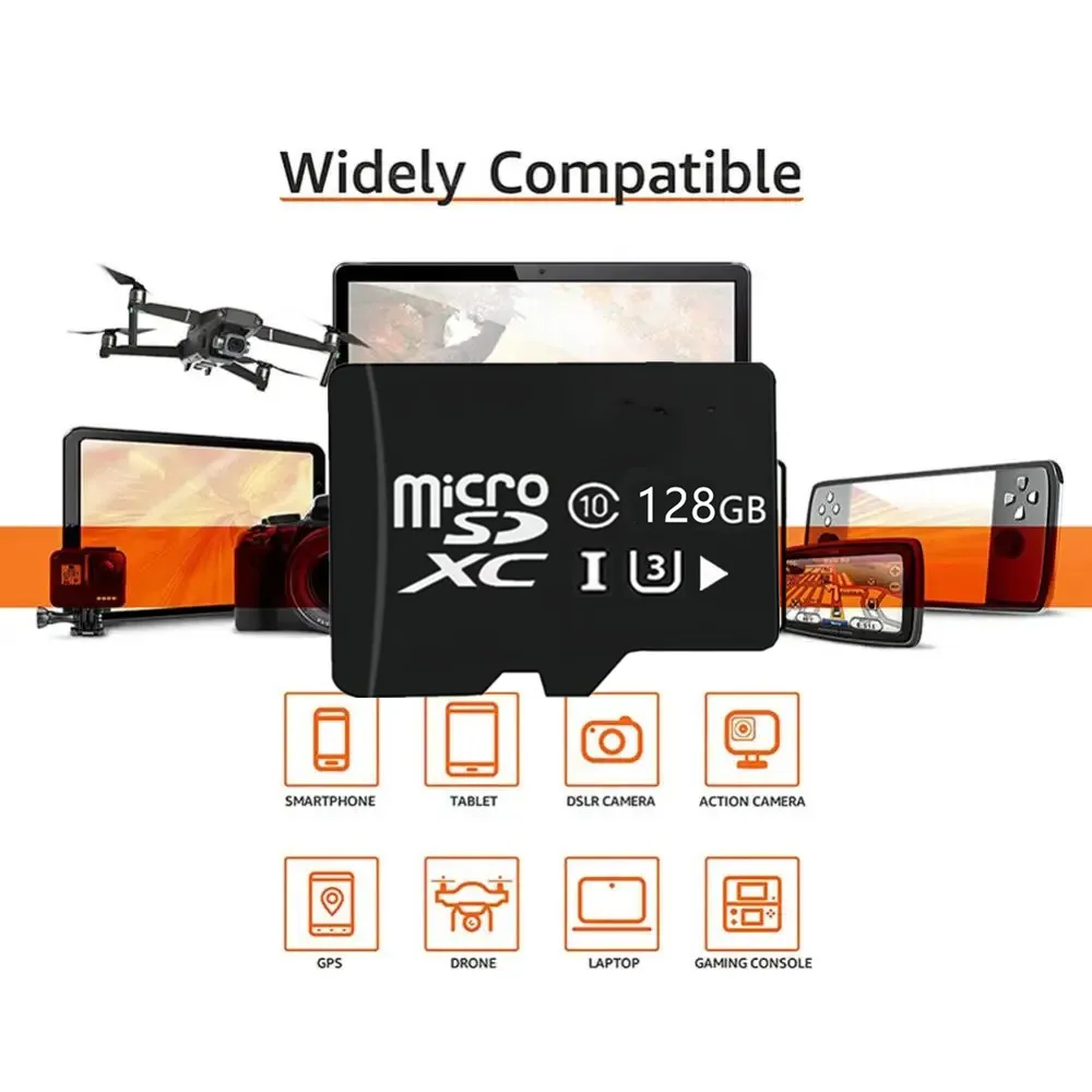 1 قطعة بطاقة ذاكرة TF صغيرة 256 جيجابايت 128 جيجابايت 64 جيجابايت 32 جيجابايت 16 جيجابايت 8 جيجابايت 4 جيجابايت عالية السرعة فلاش TF SD بطاقة 256 128 64 32 16 8 4 جيجابايت TF SD بطاقة Flas #2