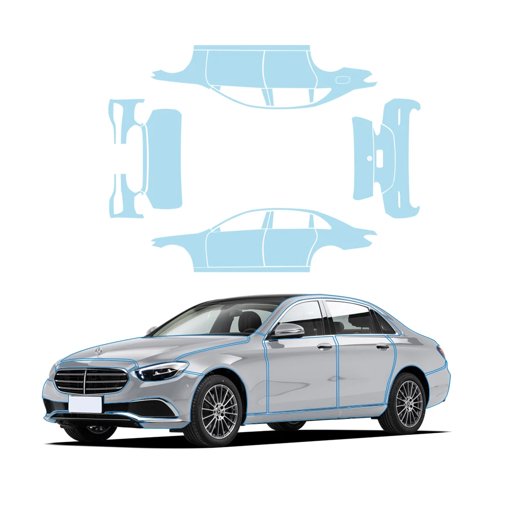 

PPF для Mercedes Benz E260L, защитная пленка для краски, прозрачная, устойчивая к царапинам, невидимый комплект аксессуаров из ТПУ