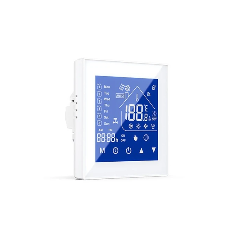 

86/WIFI intelligent air conditioner thermostat control voice control touch screen