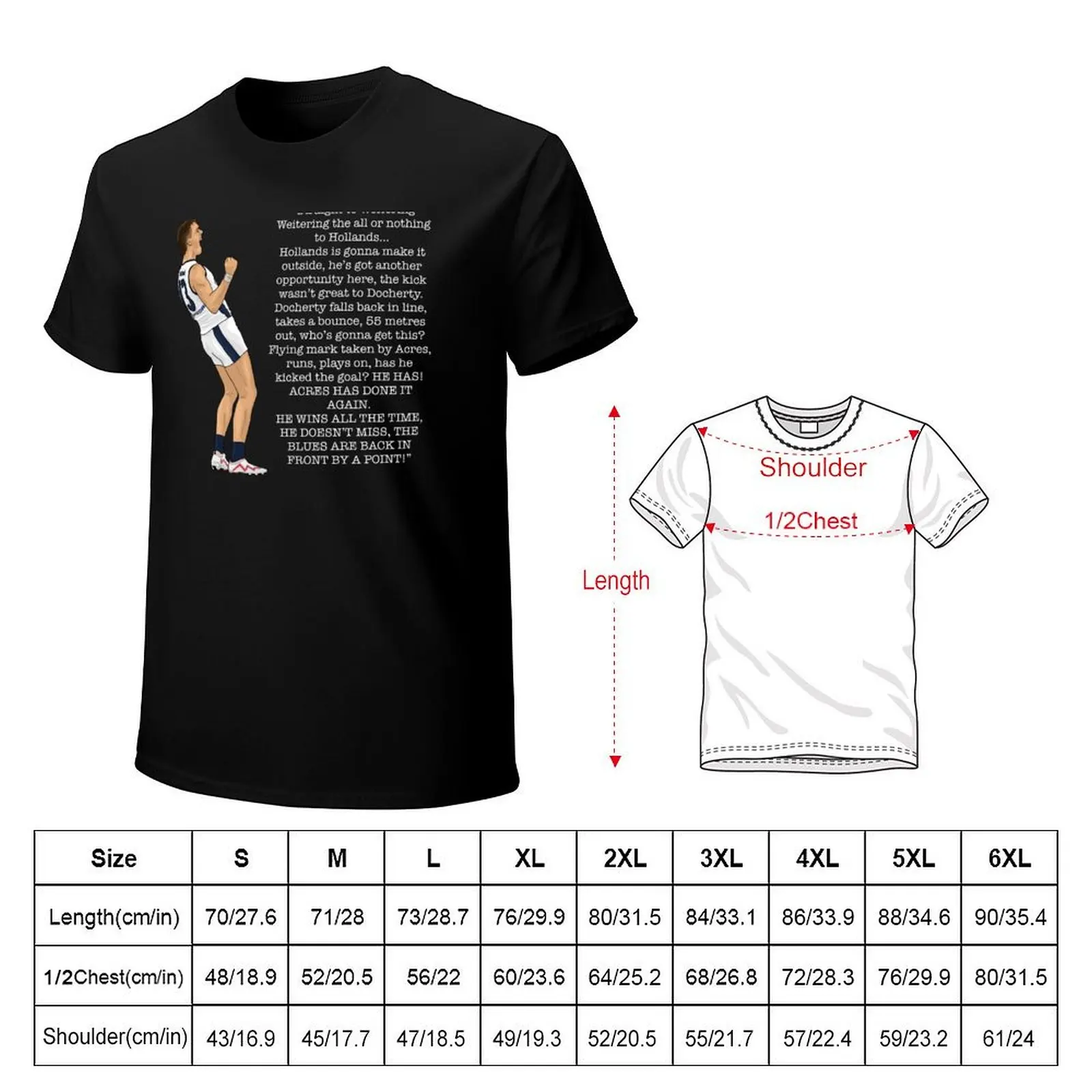 Blake Acres GOAL T-Shirt Construction Work Tee Shirt