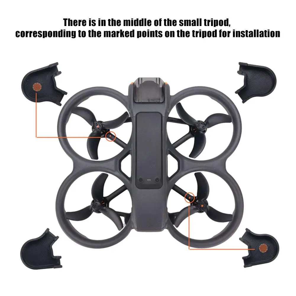  for dji AVATA 2 Heightening Tripod Super Light Protection Increase Bracket Small Tripod Prevent Wear And Tear Drone Access K0G1