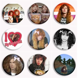 Classic Band M-Metallica Soft Button Pin Retro Punk Band Brooch Customized Badge Bag Accessories Fans Collect Friends Gifts