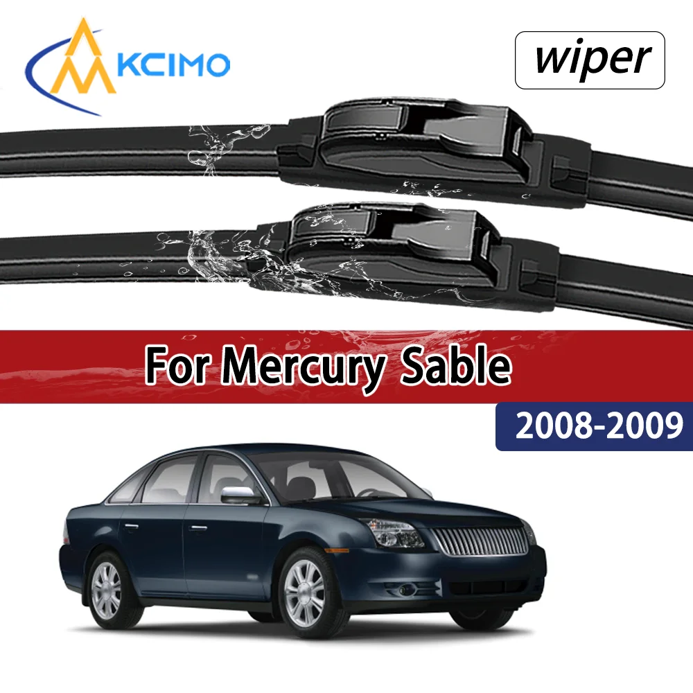 

For Mercury Sable 2008-2009 Premium Compatible Durable Silent Front Wiper Blades Car Windscreen Auto Window Accessories