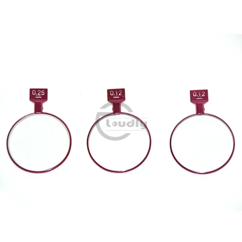 Higher Quality Ophthalmic Lens Sphere Trial Lens with Color Metal Rim