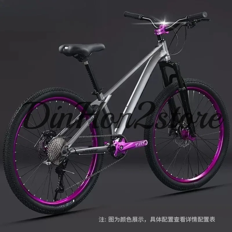 Mountain bike adult male teen female off-road variable speed disc brake fried street bike 24 inches（145-165cm）