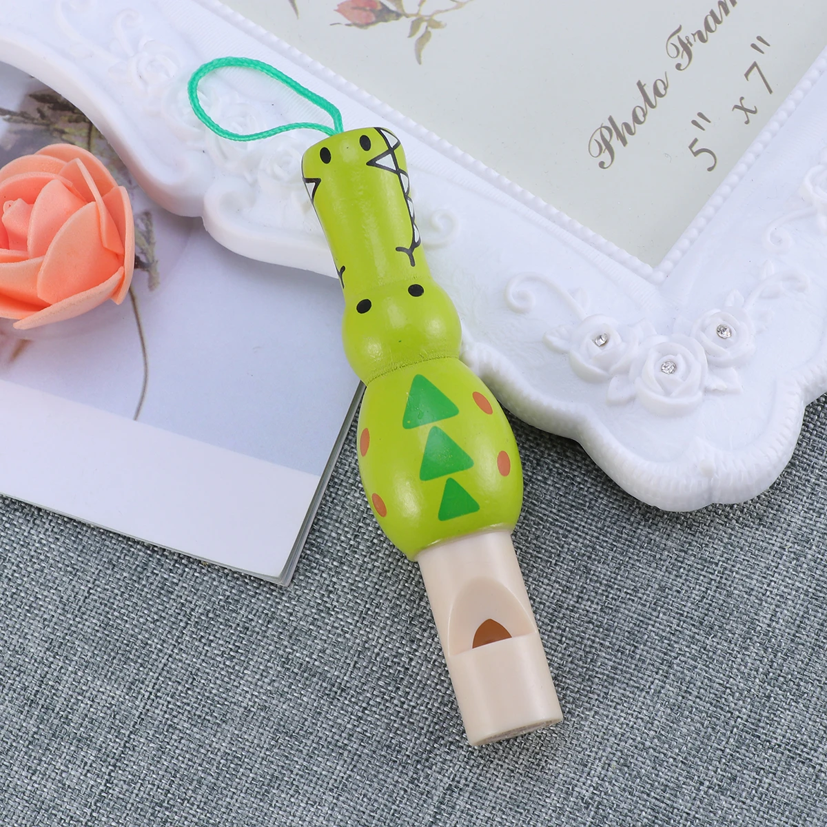 

Wooden Flute Piccolo Playing Instrument Intelligence Cartoon