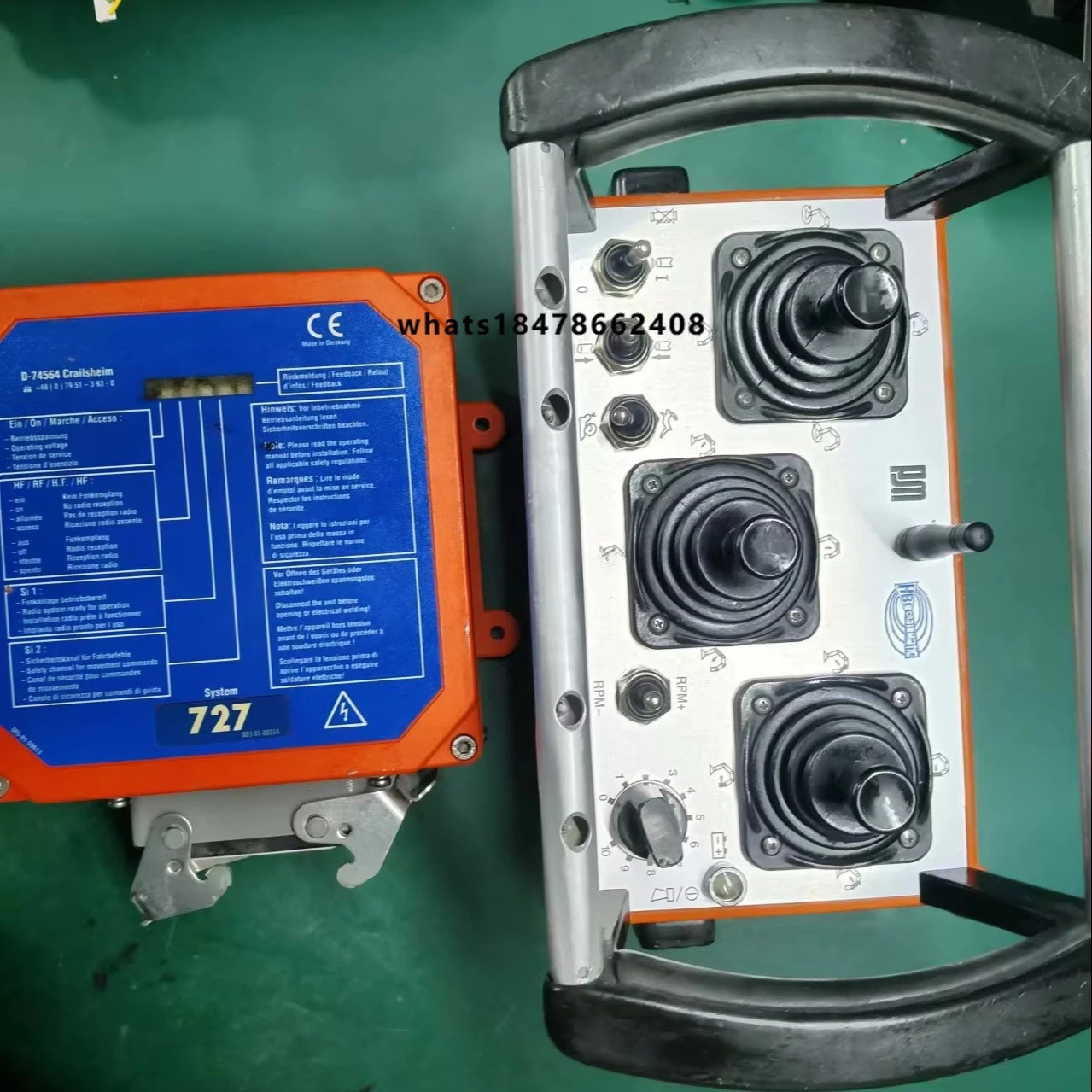 HBC 727 Radio Control System Radiomatic Spectrum Putzmeister Pump Truck Second-Hand Replacement for Construction Machinery Parts
