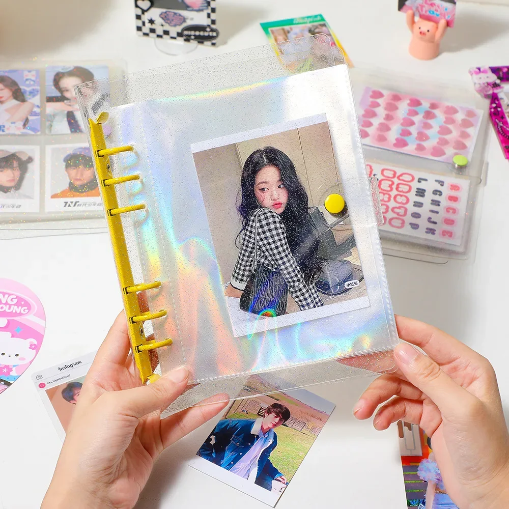 A6 Kpop Binder photobcards fai da te Photocard Collect Book Idol Picture Album Scrapbook Album fotografico Journal Notebook Card Binder