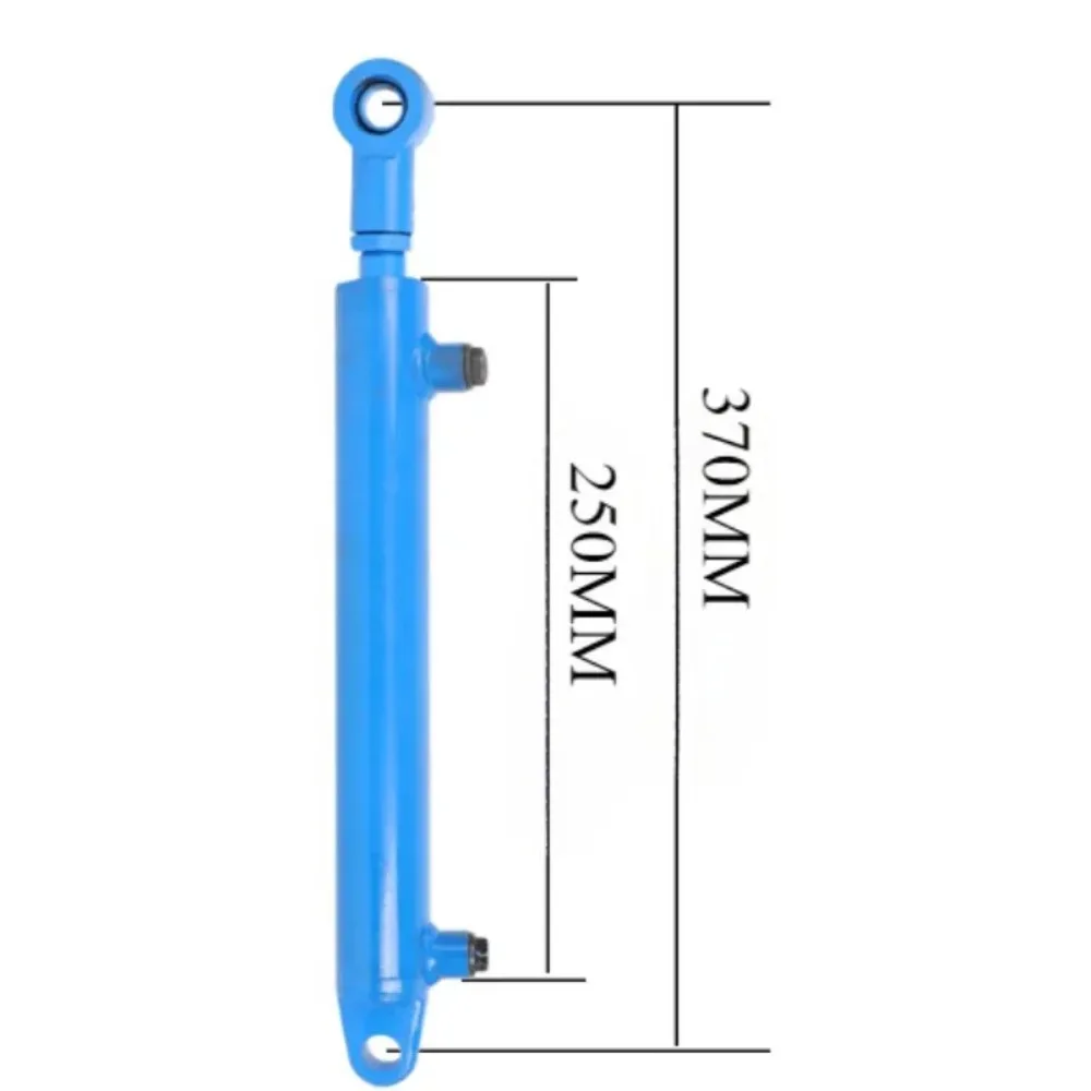 The hydraulic cylinder of HSG40 small-sized two-way excavator has a 2-ton double-ear hydraulic cylinder with oil top