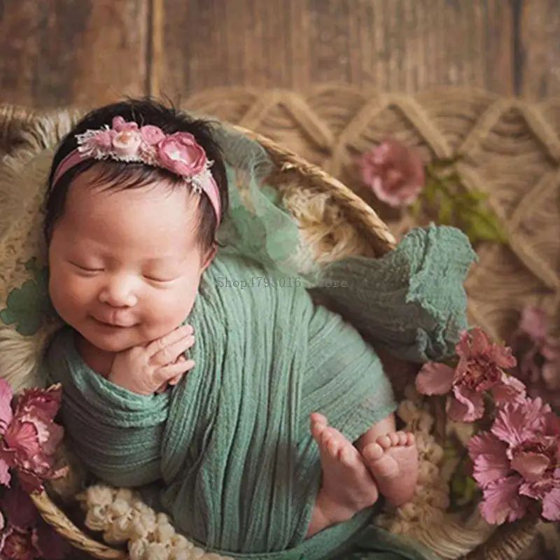 Skin-friendly Newborn Photography Props Large Wrap Props Baby Photo Props DIY Newborn Taking Photos Wrap Supplies