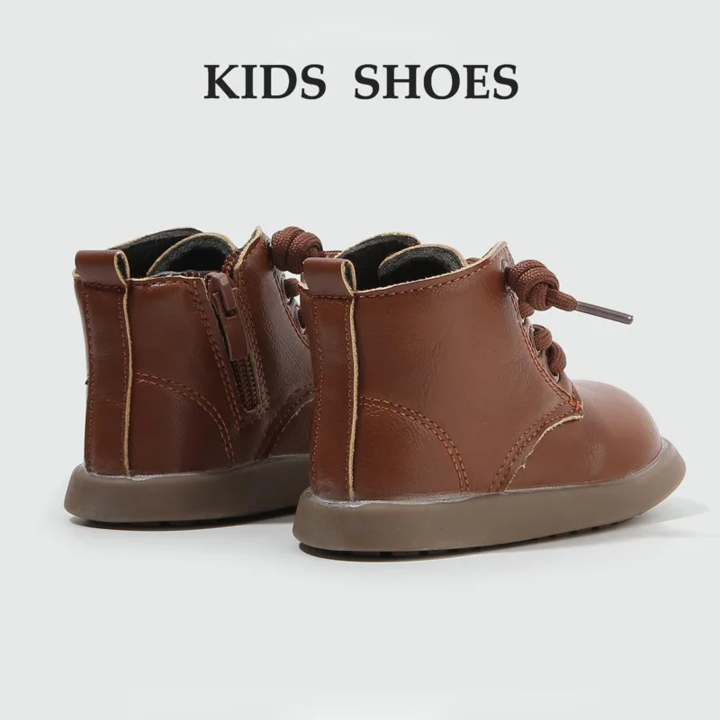 الشتاء الصلبة بو الاطفال أحذية الموضة أفخم الأحذية الدافئة للطفل بنين بنات البريدي لينة أسفل طفل الأطفال حذاء الكاحل #6