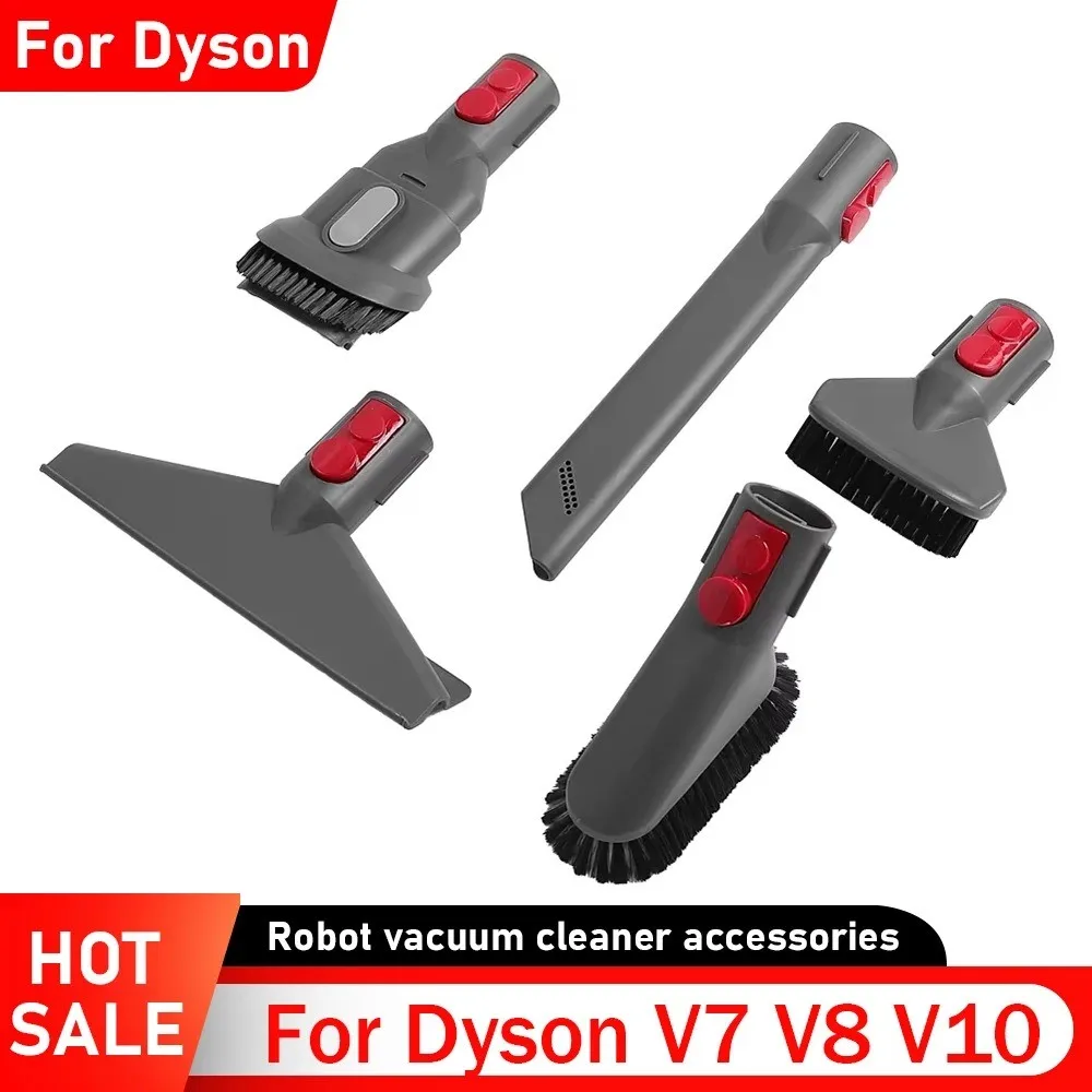 Głowica ssąca do odkurzacza Dyson V7 V8 V10 V11 V12 V15, szczotka do materacy, szczotka okrągła, miękka szczotka, części zamienne