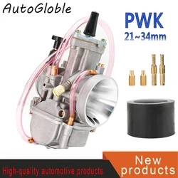 2T 4T Universal Keihin Koso Oko Motorcycle PWK Carburetor 21 24 26 28 30 32 34mm With Power Jet For Racing Motor